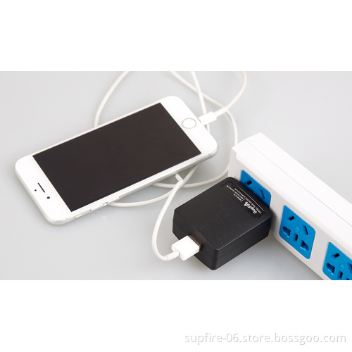 China DC 5V 2A plug charger SupFire AC19